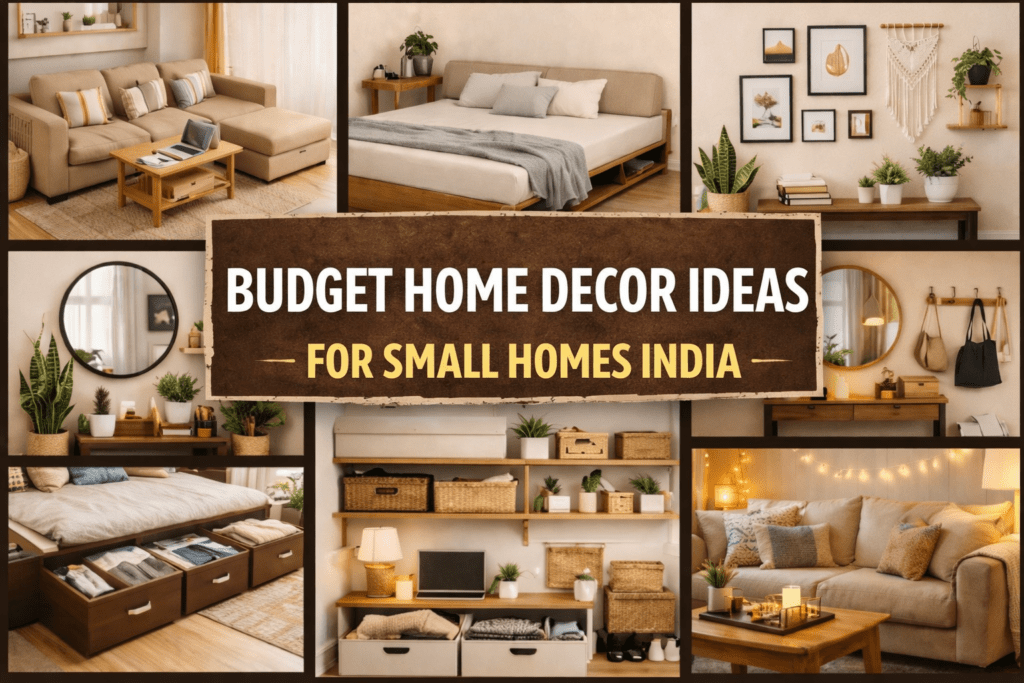 Budget home decor for small homes india